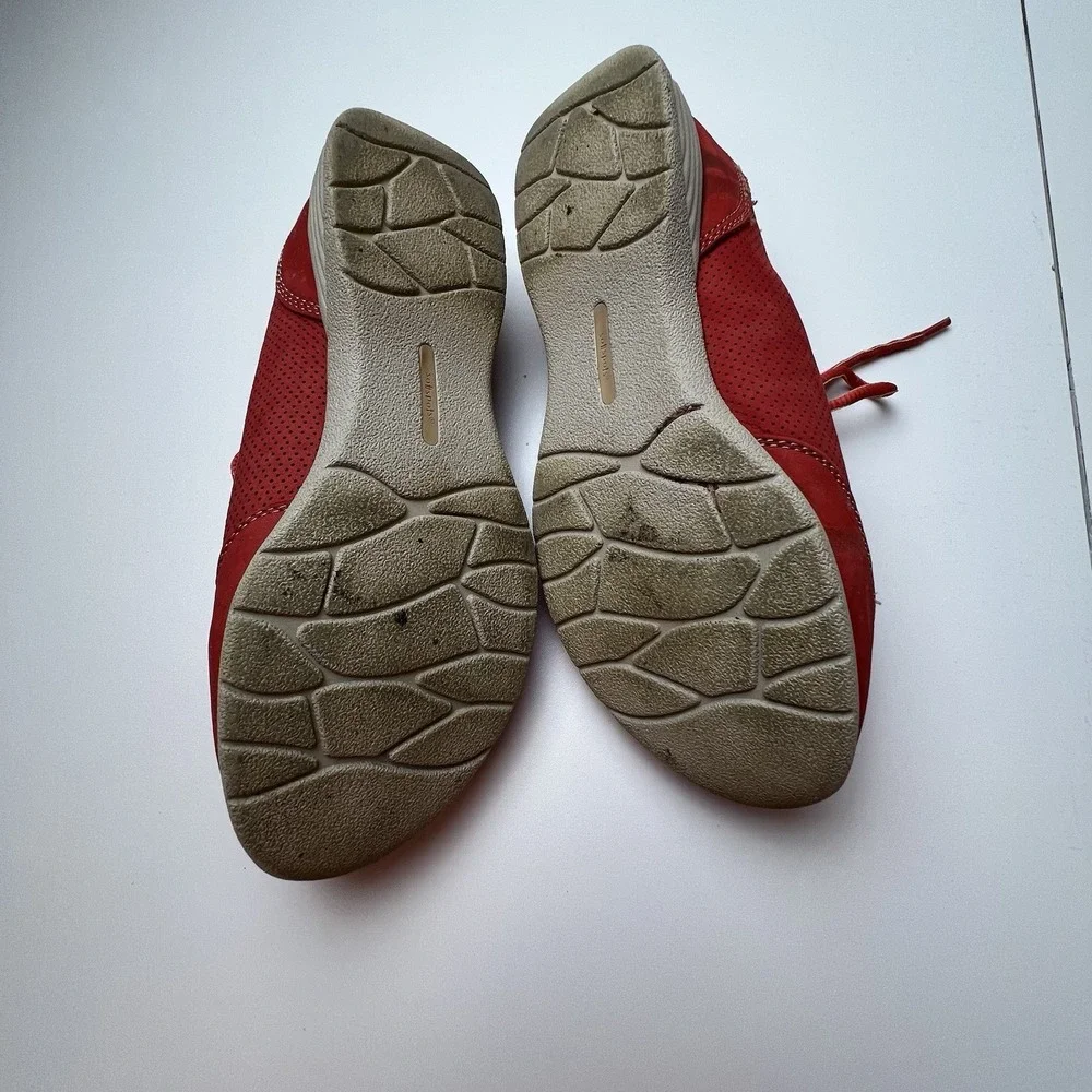Softspots Women's Tarin Corallo Red Nubuck & Neoprene  9W